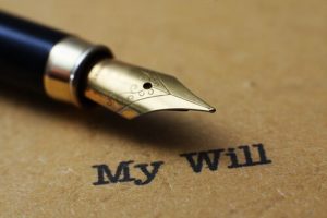 writing a person's last will